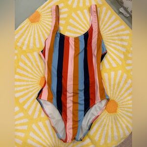 Solid & Striped x Madewell Colorful Swimsuit